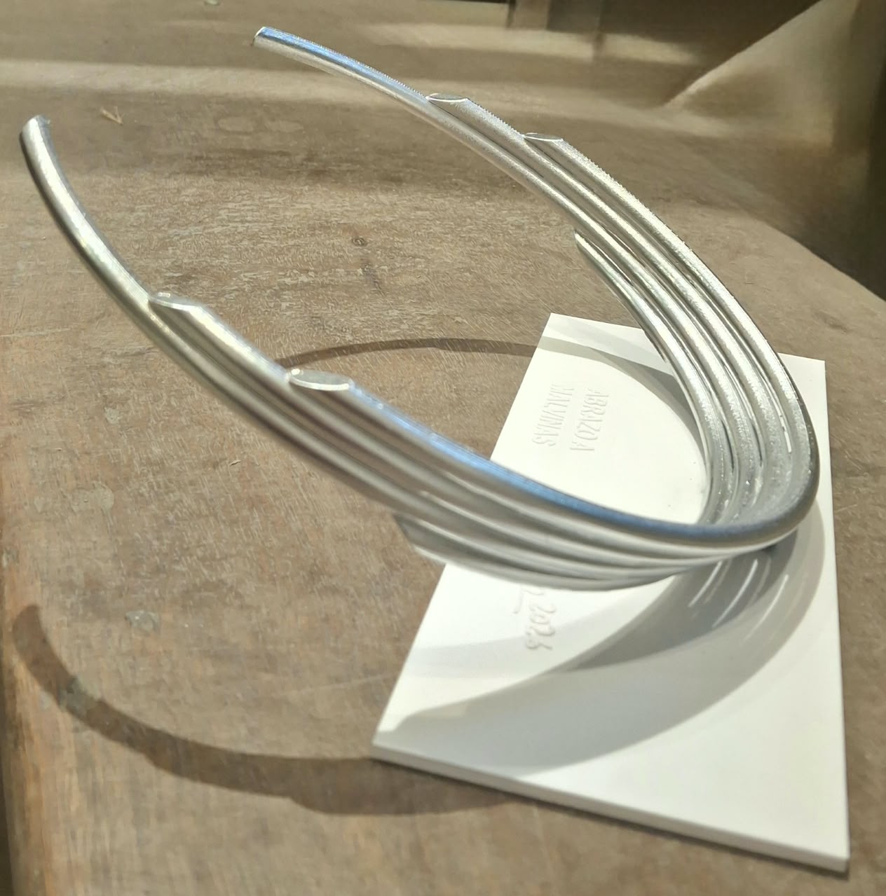 Maqueta de estudio de Abrazo a Malvinas.